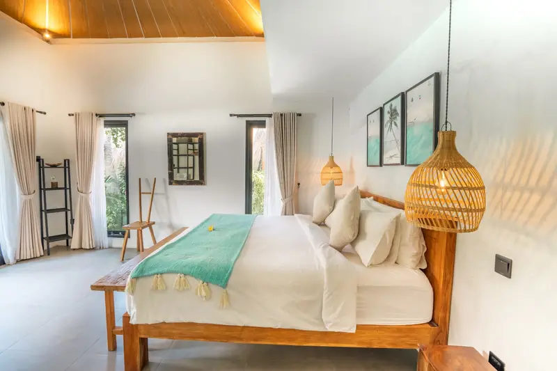 Villa Mint Satu: second bedroom with a double bed